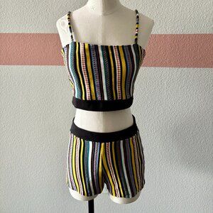 📦 MOVING SALE! Zara Matching Crochet Crop Top and Short Shorts Set!